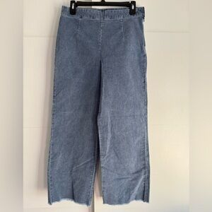 Women Corduroy Wide Leg Pants Size 28